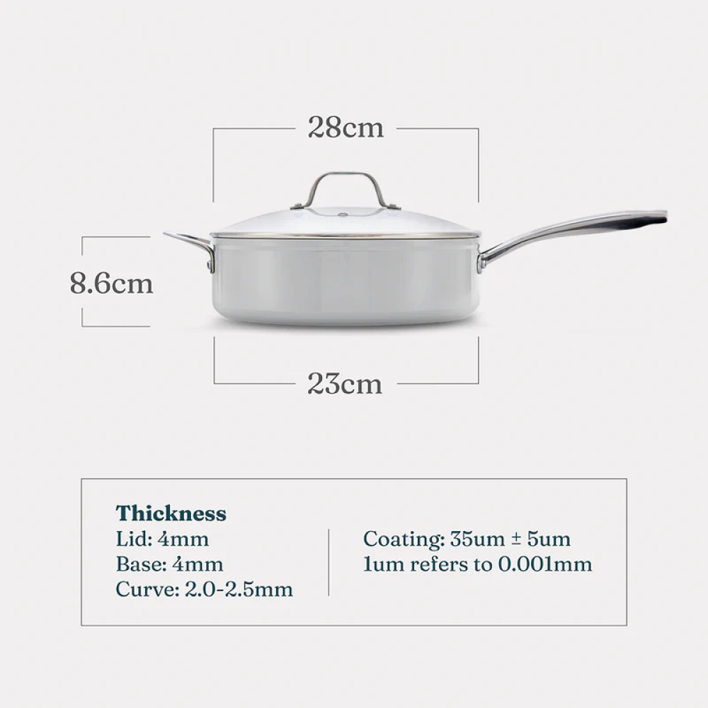 Cosmic Cookware Cosmo Pan - Cream - 2