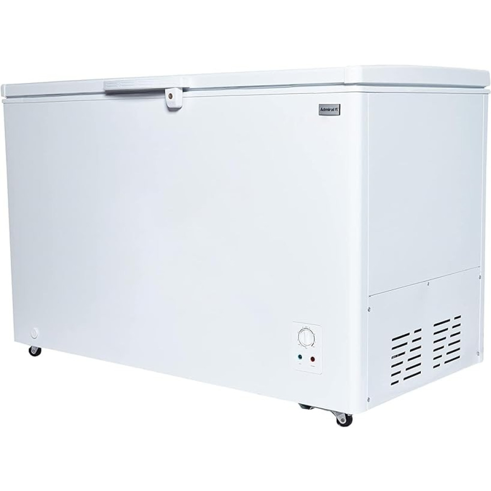 Admiral 400L Chest Freezer with White Interior, Gross capacity of 400L, Net capacity308L, Outside Condenser, Tropical Type with Lock and Key \& Lamp, - 5
