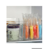 iDesign Large Divided Freezer Bin Clear - 6 miniature
