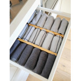 Little Storage Bamboo Expandable Drawer Dividers Set of 3 - 5 miniature