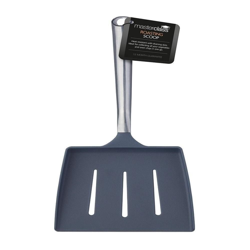 Masterclass Nylon Stainless Steel Anti-Scratch Roasting Scoop - 2