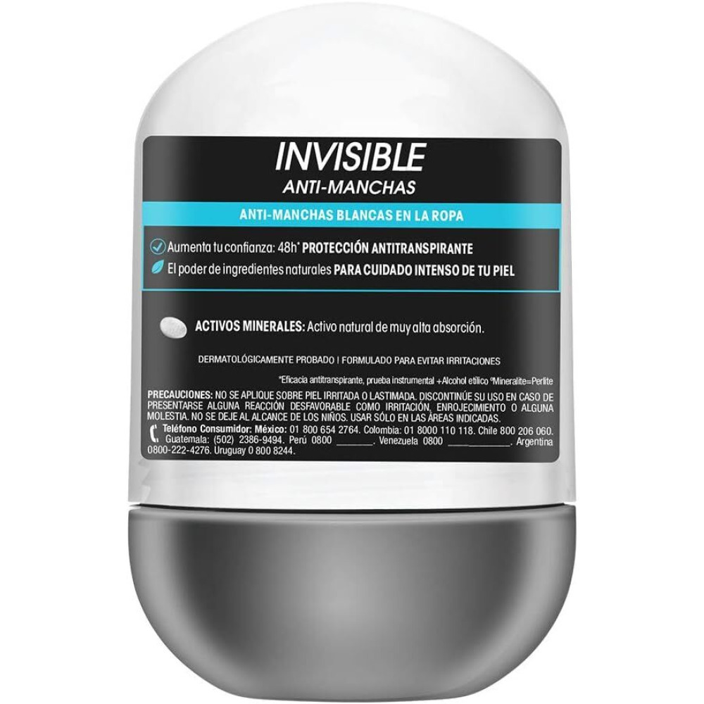 مزيل العرق غارنييه بي-أو رول أون غير مرئي بدون كحول للرجال، 50 مل - 2