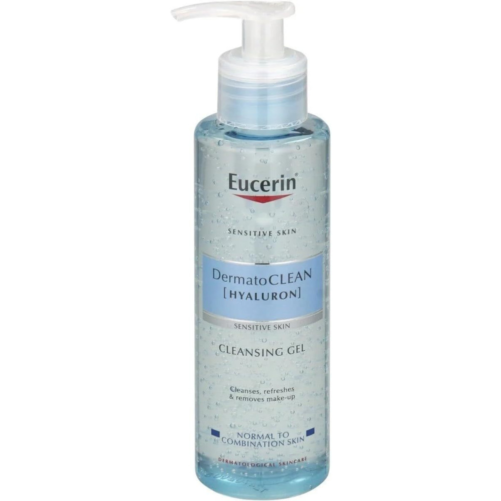 Eucerin, DermatoClean, Refreshing cleansing gel, For normal to combination skin, 200 ml - 1