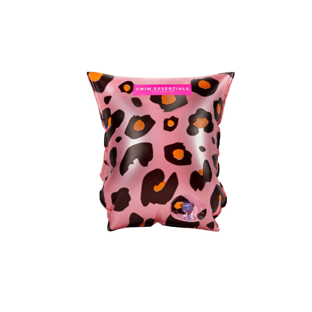 Swim Essentials, Swimming armbands, Rose-gold leopard, Inflatable, 2-6 years - 4