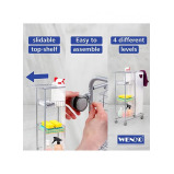 Wenko Collecting Trolley Slim - 5 miniature