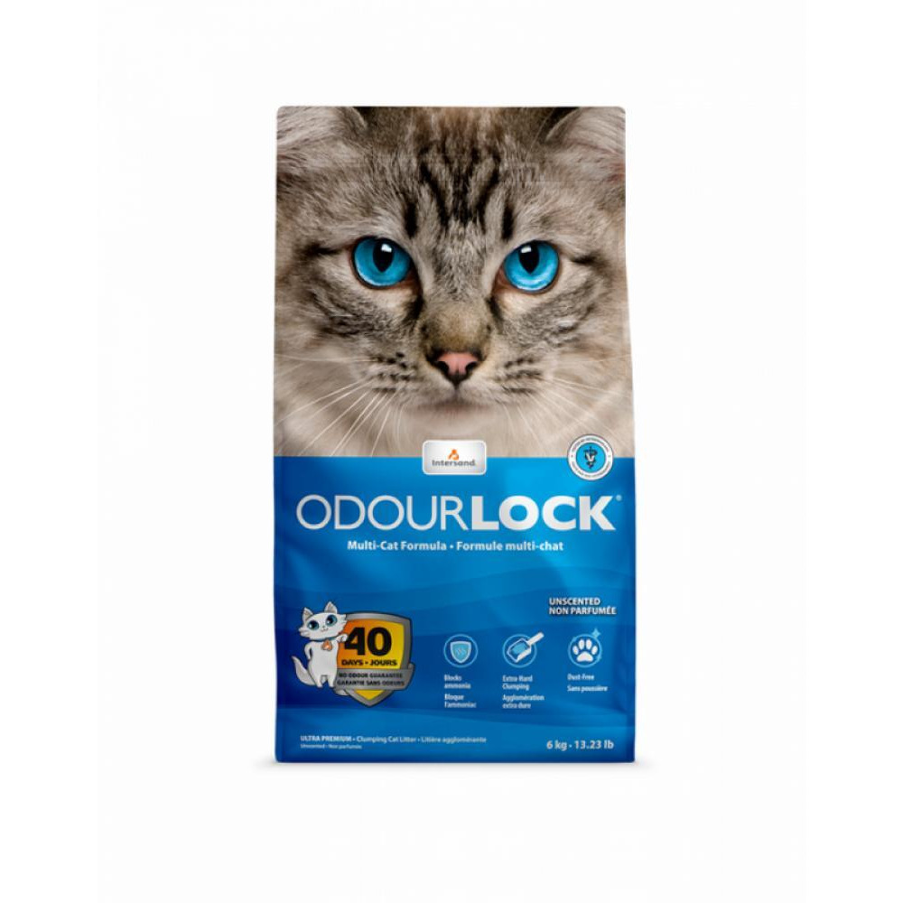 Intersand Odourlock Cat Litter - Original - Unscented - 6kg - 1