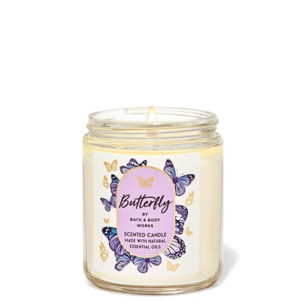 Bath & Body Works / Candle, Butterfly, 7 oz. (198 g) - 1