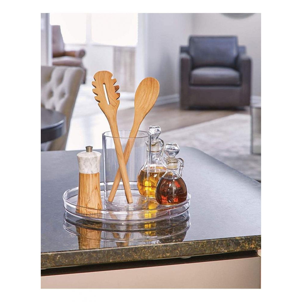 Interdesign Ariel Turntable 11.5 inch Clear - 3