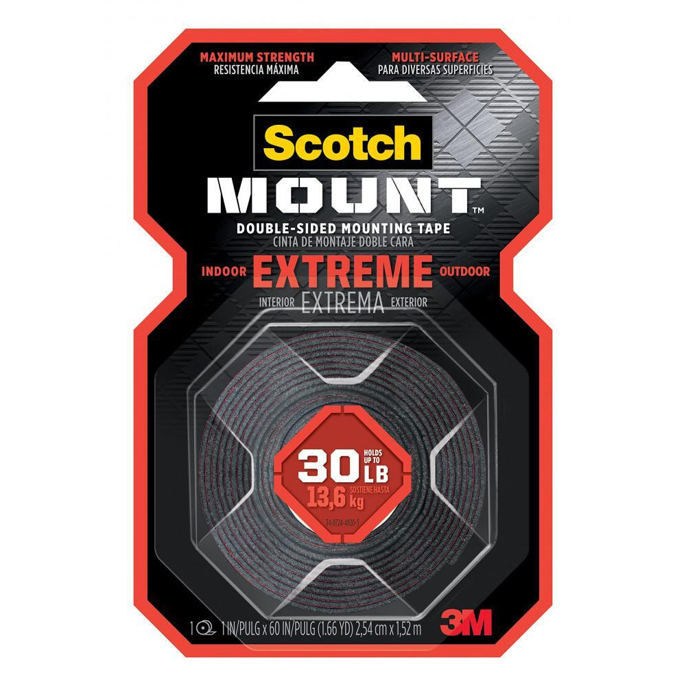 Scotch / Tape, Extremely strong, 152x2 cm, Black - 2
