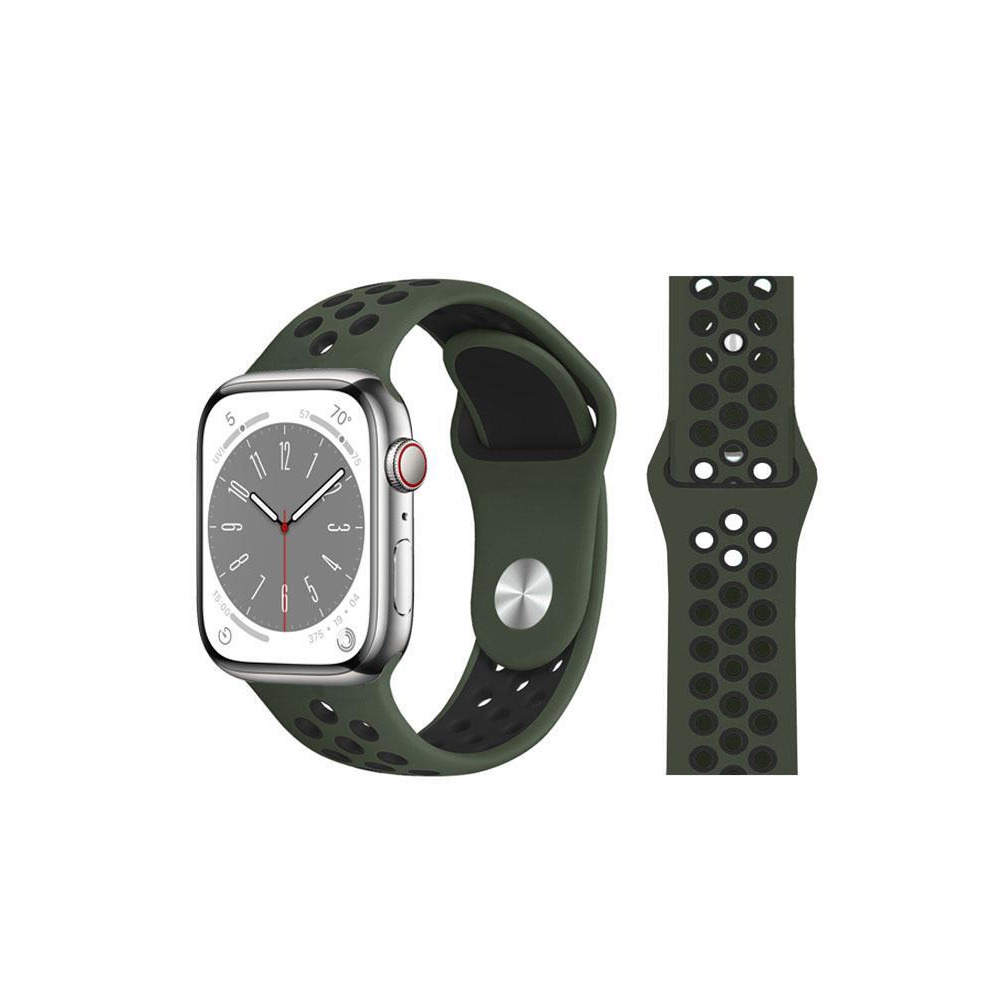 Perfii Dot Silicone Replacement Band for Apple Watch 49, 45, 44, 42 mm Series Ultra 8/7/6/5/4 SE - 1