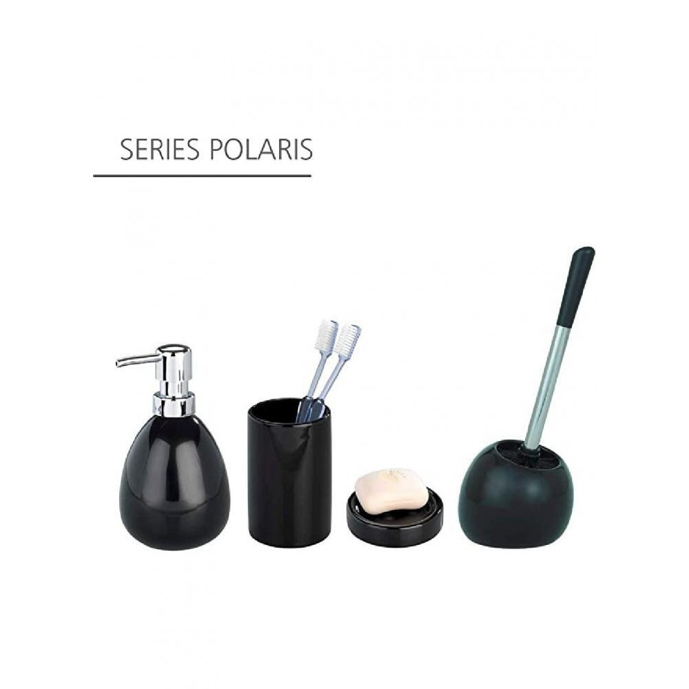 Wenko Ceramic Toilet Brush Polaris Black - 4