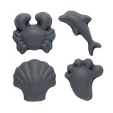 Moulds Sand toys Scrunch for children, Cool gray - 1 miniature