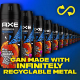 AXE Men Body Spray Deodorant, Skateboard & Fresh Roses, 150ml - 6 miniature