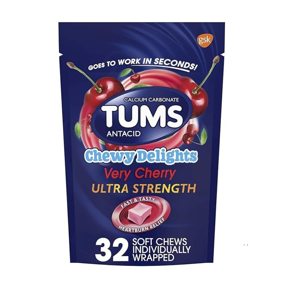 Tums Chewies Very Cherry 32 count 934g - 1