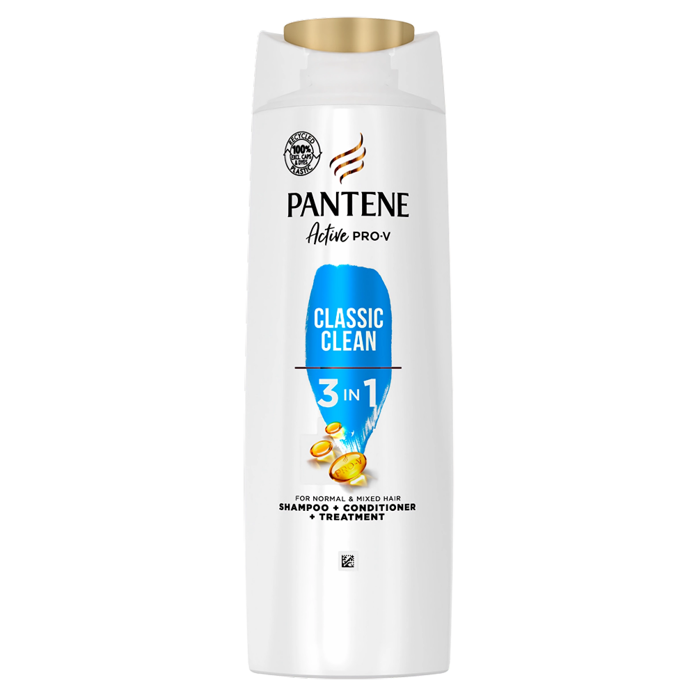 Pantene Pro-V, Classic Clean 3in1 Shampoo, Conditioner & Treatment, 450 ml - 1