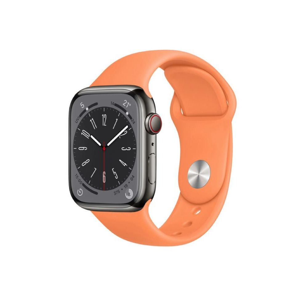 Perfii Solid Silicone Replacement Band for Apple Watch 49, 45, 44, 42 mm Series Ultra 8/7/6/5/4 SE - 2