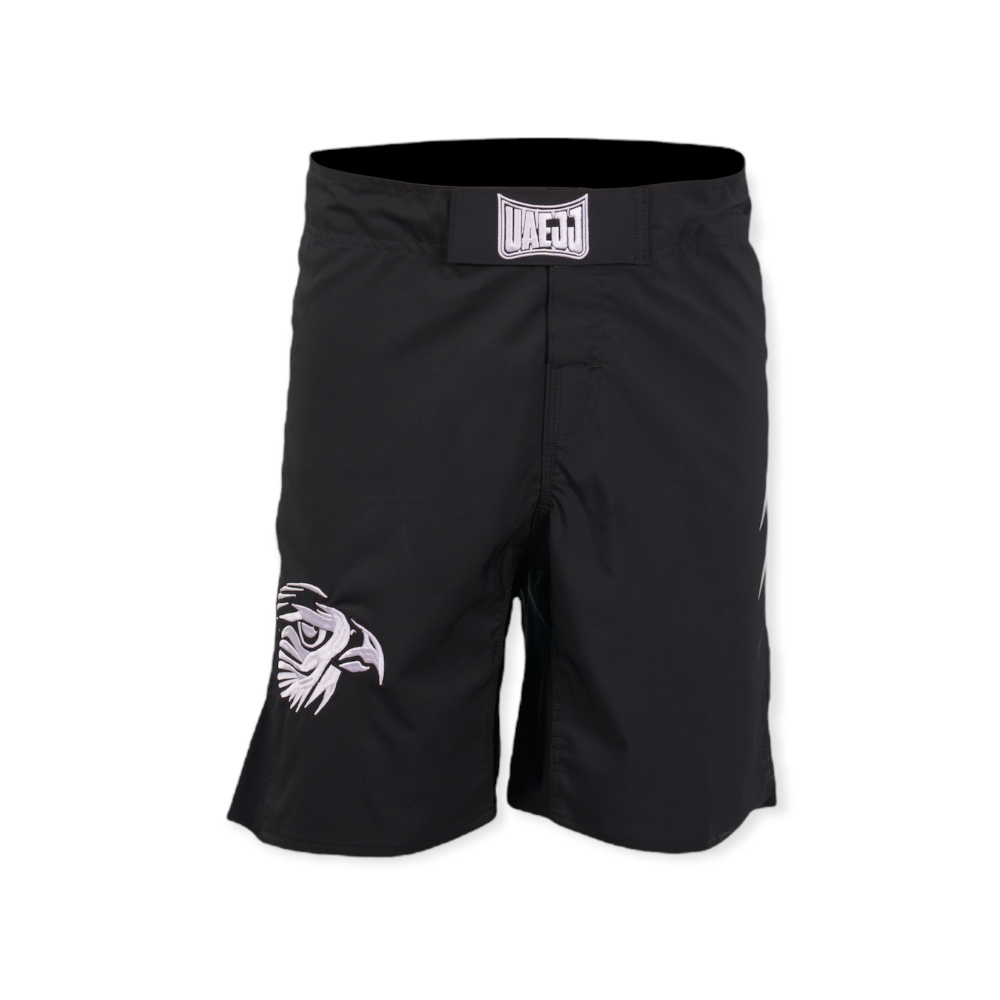 UAEJJ Jiu Jitsu Shorts for Adults, Black, size S - 1