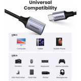 UGREEN / Charging cable, USB C to USB 3.0 adapter braided Type C Male to USB female OTG data cable, Samsung - 4 miniature