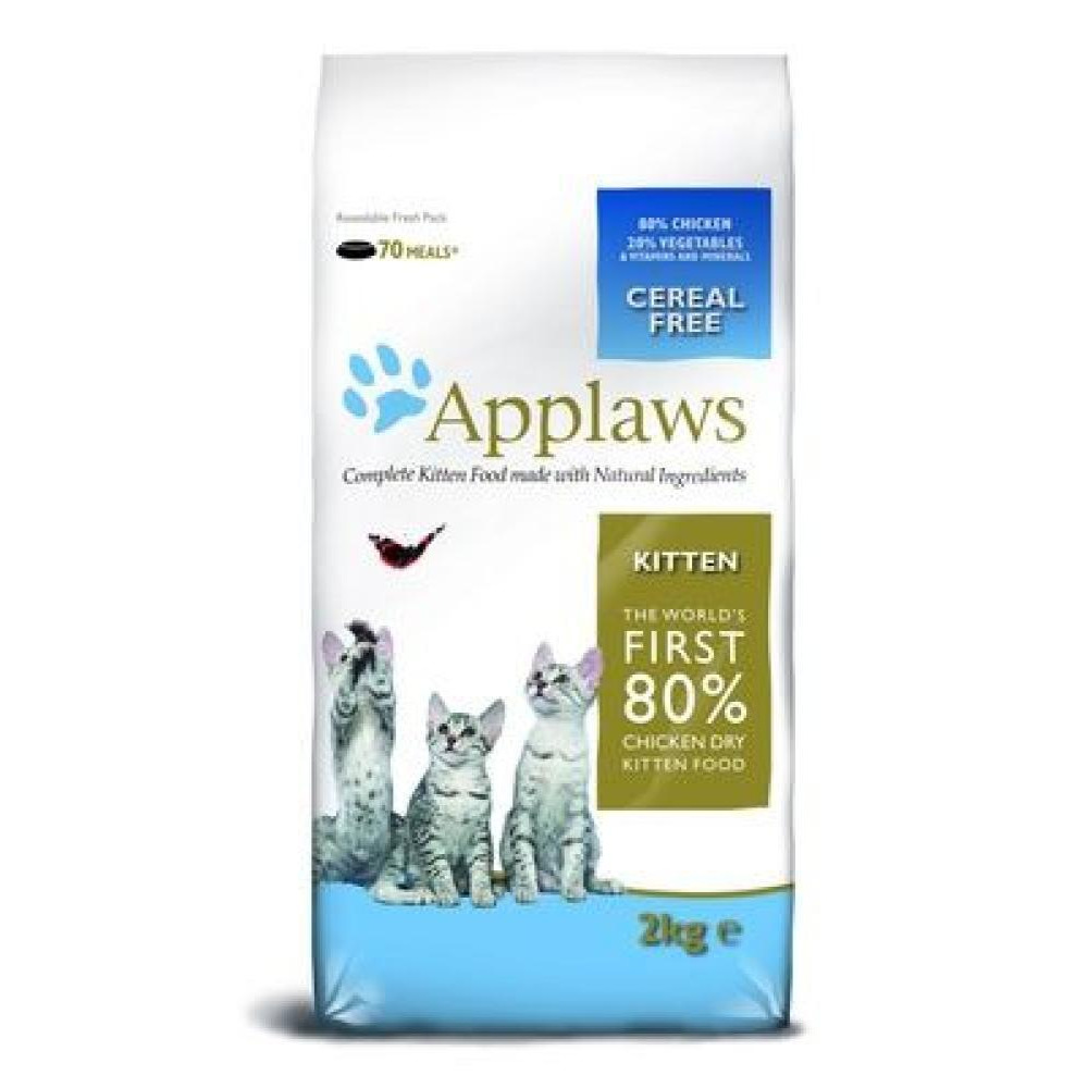 Applaws Гипоаллергенный Пре- и Про-Биотический Корм Для Котят с КУРИЦЕЙ, Овощами и Натуральными Экстрактами — без зерна - 1