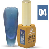 Global Fashion Stained Glass Cat Eye Gel Polish 8ml, Holographic Shimmer, Magnet Included, Long-Lasting, High-Gloss, UV/LED Soak Off, Professional(04) - 5 miniature