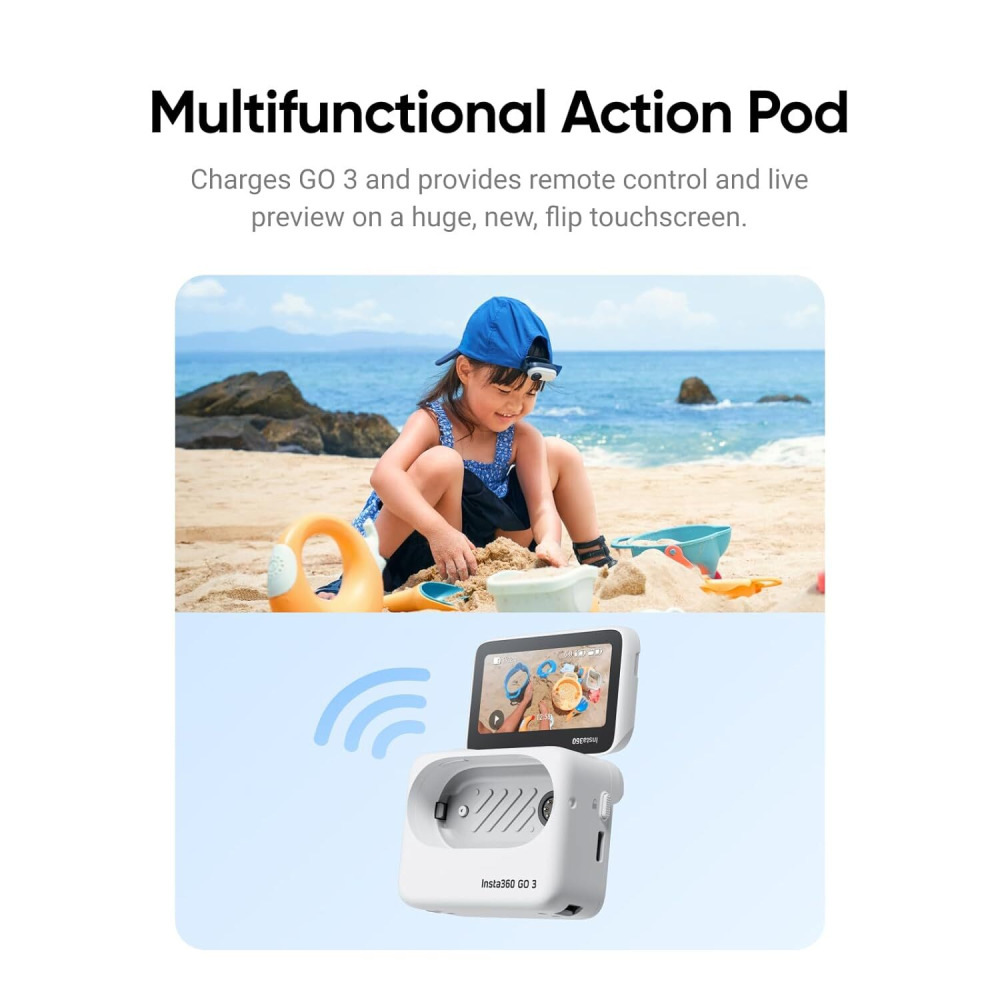 Action Camera Insta360 GO 3 (64GB) mini, Arctic White - 8