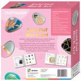 Hinkler Gold Foil Rock Art Kit - 6 miniature