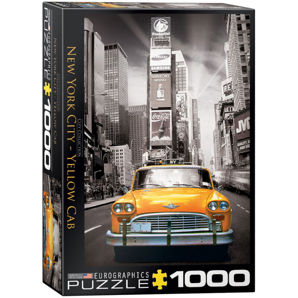 Puzzle EuroGraphics New York City Yellow Cab 1000-Piece - 1