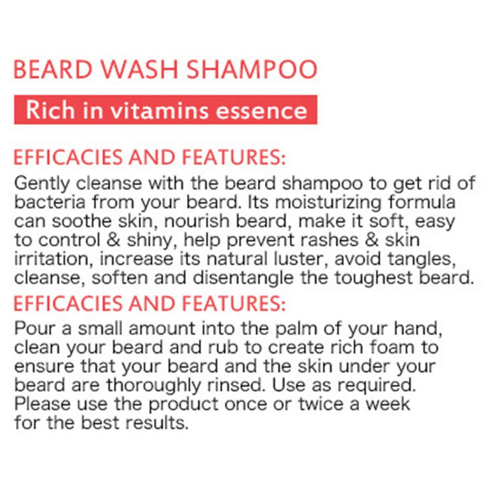 Aichun Beauty Beard Shampoo 100 ml - 7