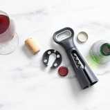 Joseph Joseph BarStar 3-in-1 Multi-functioning Corkscrew, Gray - 7 miniature