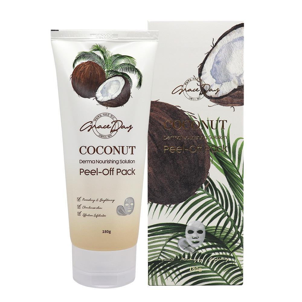 عبوة تقشير محلول ديرما ليفت بجوز الهند من جرايس داي، 180 مل - 1