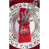 Rsw Christmas 40 x 40 cm Joy 4 Pack Napkin Set - 6 miniature
