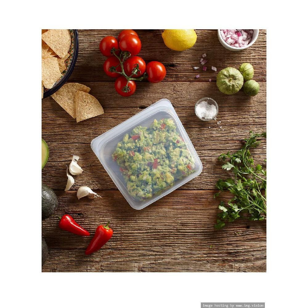 حقيبة ساندويتش متوسطة الحجم من السيليكون قابلة لإعادة الاستخدام سعة 440 مل من Stasher - 3