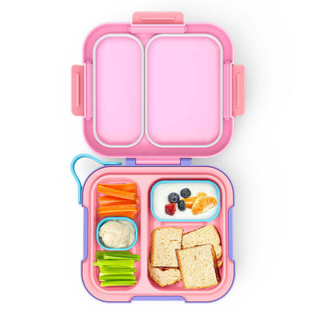 Zoku Neat Bento имеет компактный дизайн, Мягкую Ручку, регулируемые Контейнеры и герметичность, СИНИЙ Цвет - 6