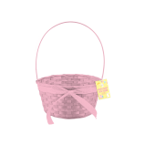 Gems Easter Woven Basket With Ribbon Assorted 1 Piece - 4 miniature