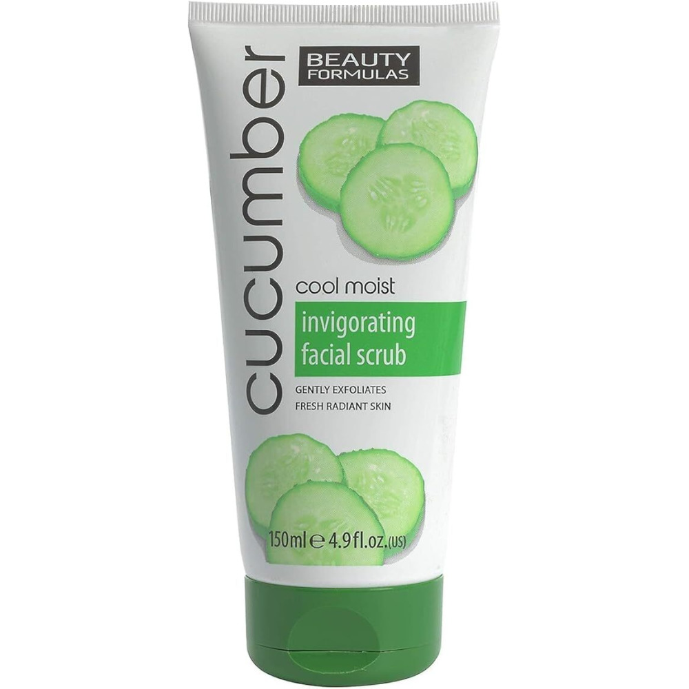 Beauty Formulas, Invigorating cucumber facial scrub, 150 ml - 1