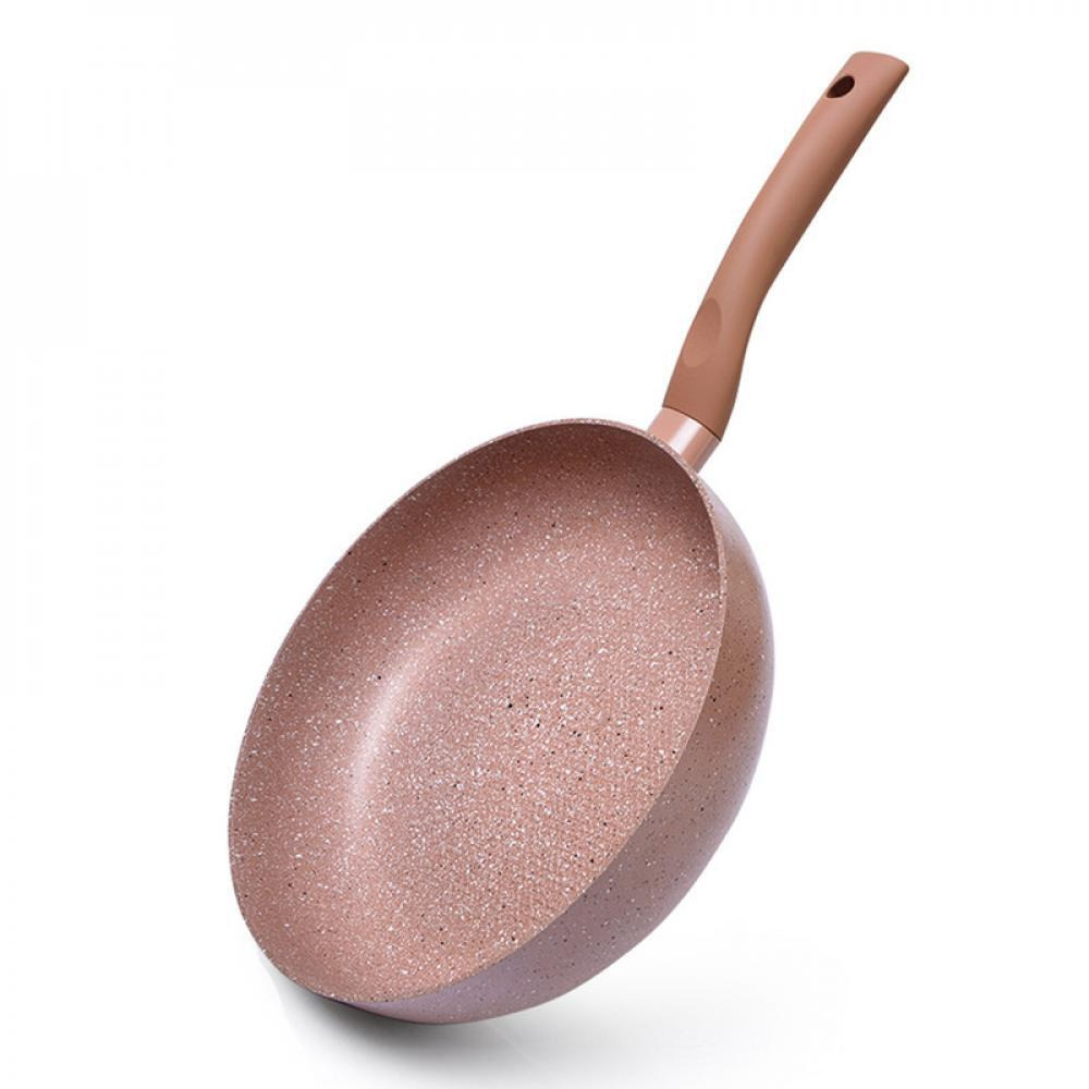 Fissman Deep Frying Pan 24x6cm Latte Series With Induction Bottom And Non Stick Coating Touch Stone - 1