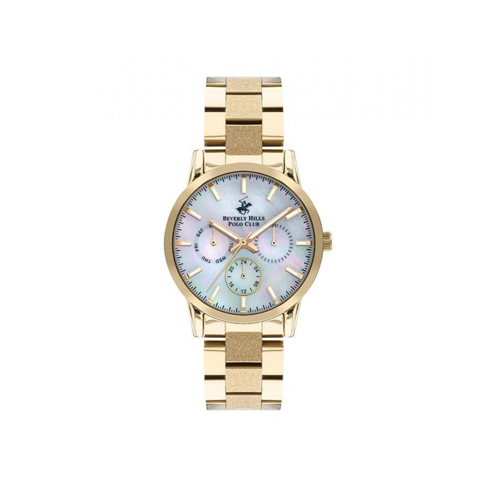 BEVERLY HILLS POLO CLUB Women's Multi Function White Mop Dial Watch - BP3360X.120 - 1