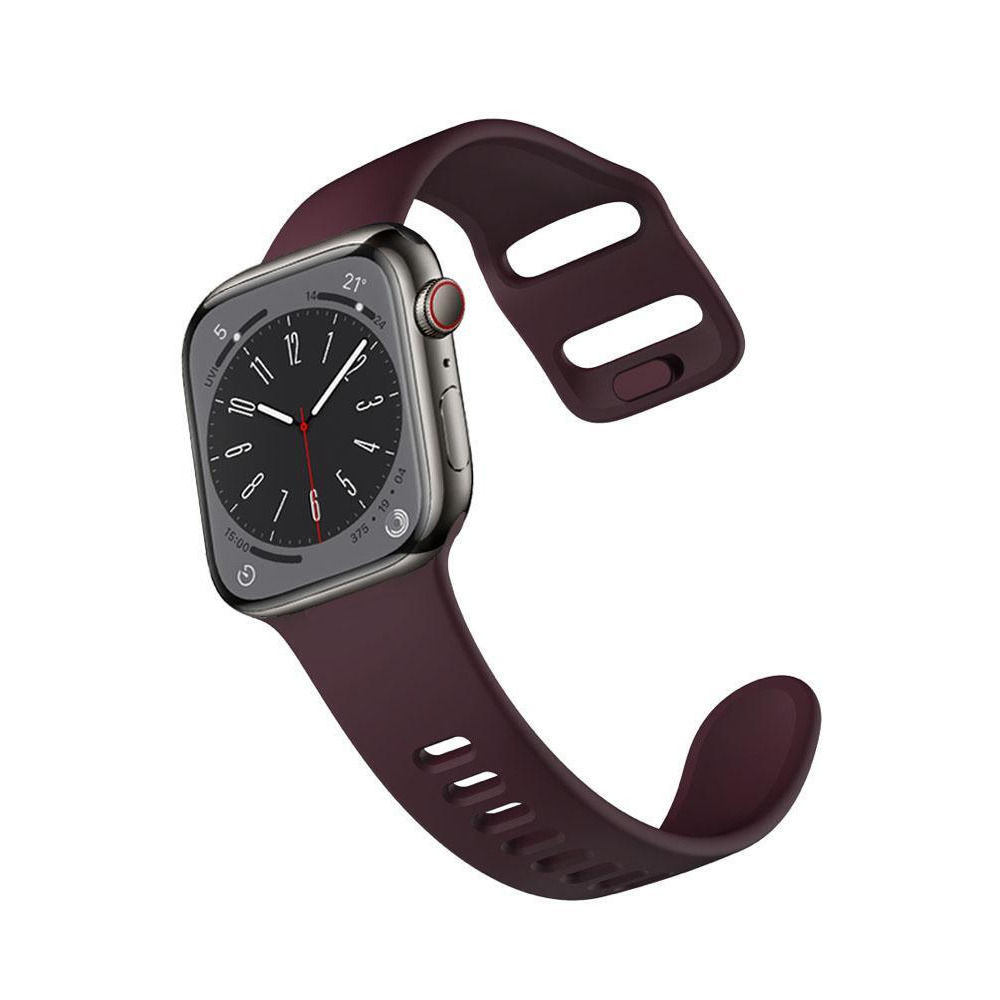 Perfii Flatpin Silicone Replacement Band For Apple Watch 49, 45, 44, 42 mm Series Ultra 8/7/6/5/4 SE - 4