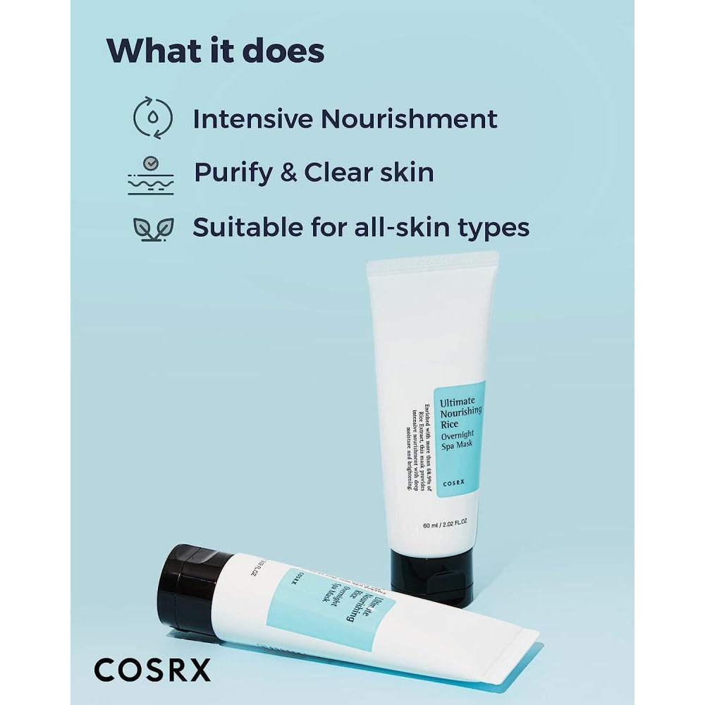 Cosrx / Mask, Ultimate nourishing rice, Overnight, 2 fl oz (60 ml) - 3