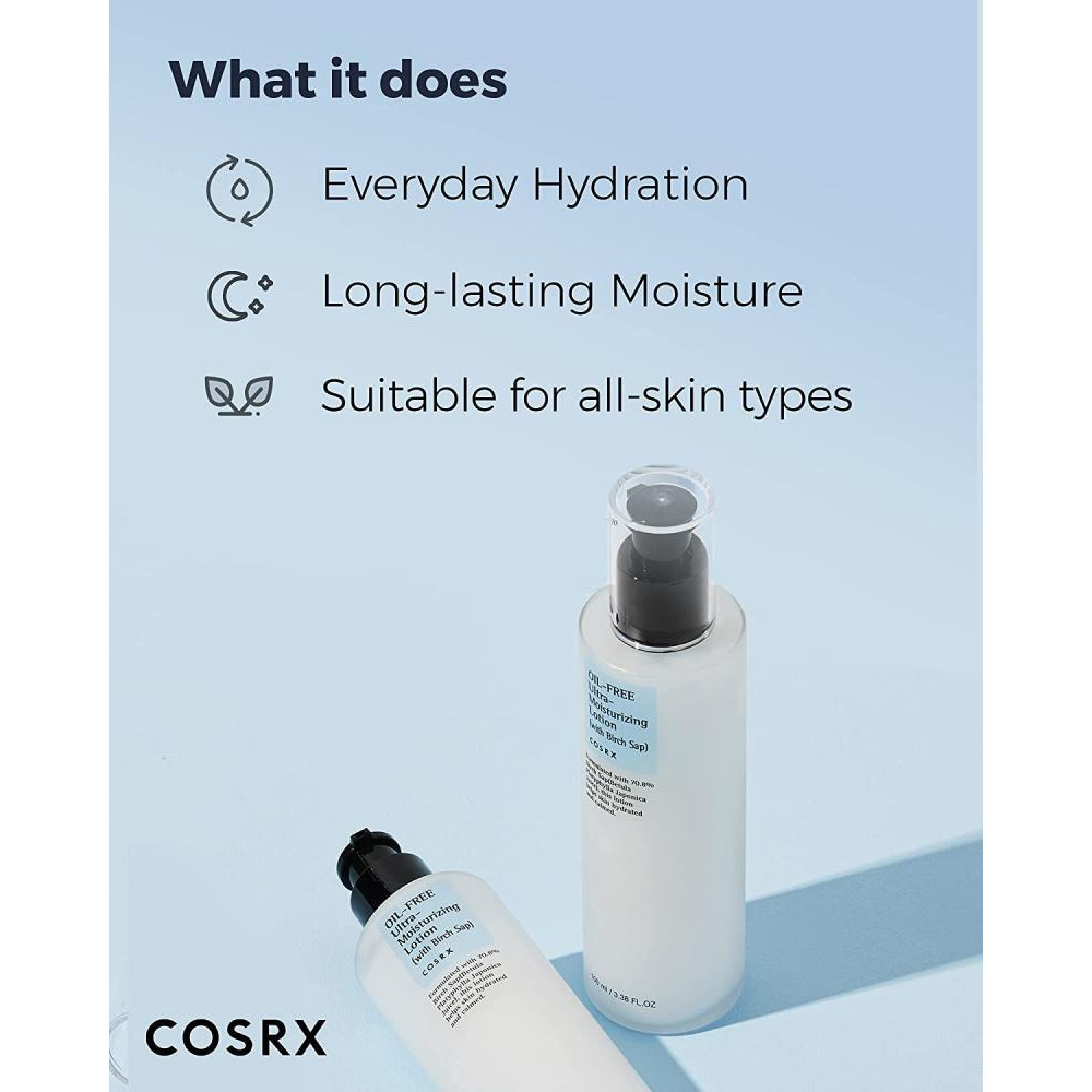 Cosrx / Lotion, Oil-free, Ultra-moisturizing, With birch sap, 3.38 fl.oz (100 ml) - 3