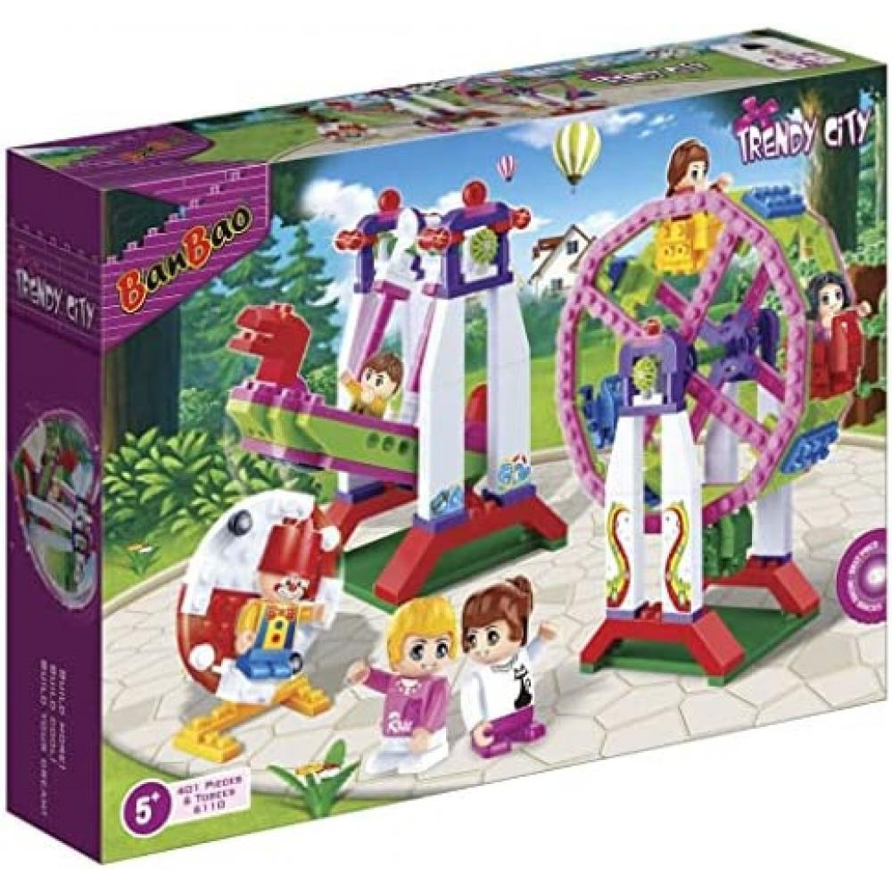 BanBao / Trendy city, Girl series, 401 pieces, 6110, multicolor, 5+ - 5